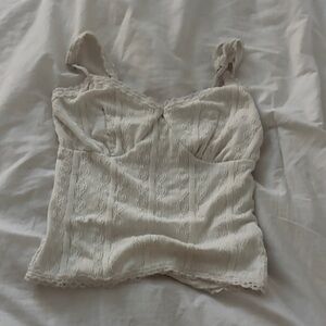 Target White Lace Tank Top Girls